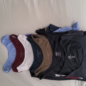 Bundle or lot of 7 maternity tank tops